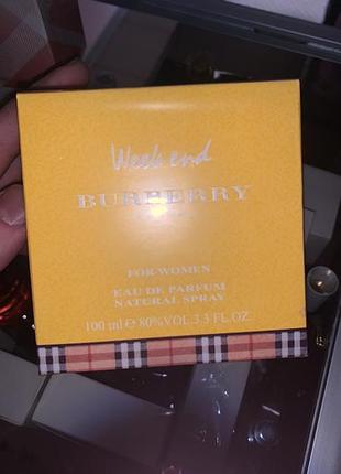 Burberry weekend for women туалетна вода 100 ml барбері уікенд фо фор вумен духи