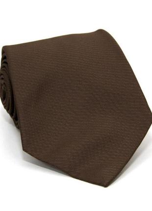 Краватка в смужку 9,5 см emilio corali коричнева (2000002285243)