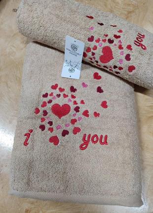 Набор качественных полотенец 2 шт