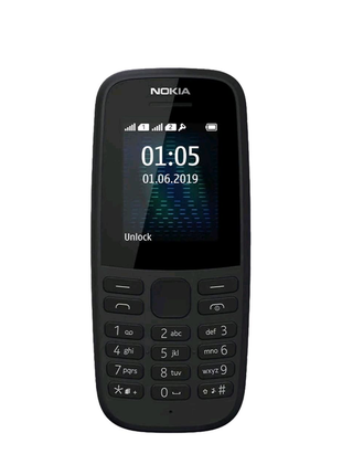 Мобільний телефон nokia 105 ta-1174 dual sim black