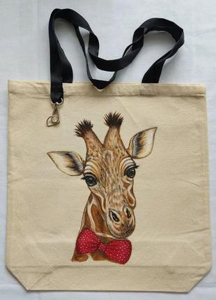 Сумка для покупок з розписом акрилом