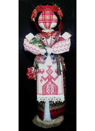 Лялька - мотанка «два талани», наповнена сушеними травами, 40 см1 фото