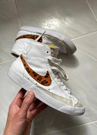 Кеды nike blazer leopard оригинал