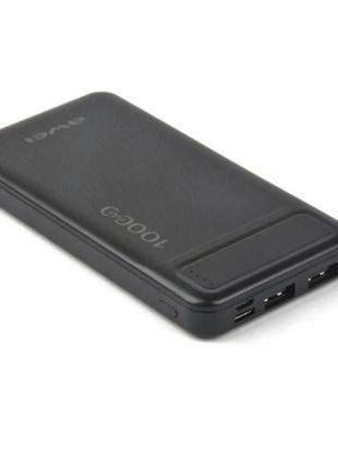 Power bank awei p5k 10000 mah портативное зарядное умб 2xusb черн