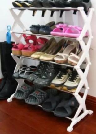 Модульний органайзер, полиця для взуття huayida the shoes rack 15