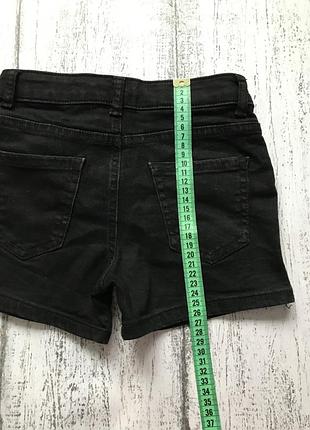 Крутые джинсовые шорты в стразах denimco 7-8лет 4