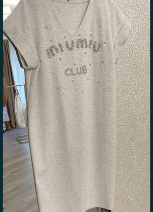 Платье miu miu