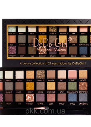 Палетка теней для век professional makeup 27 оттенков, в  dodo girl разноцветный (2000002541615)9 фото