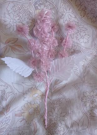 Декор веточки сакуры, 5шт в букете