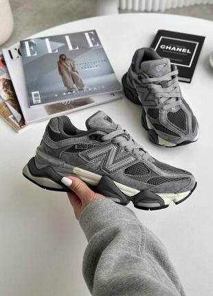 Женские кроссовки new balance 9060 joe freshgoods dark gray