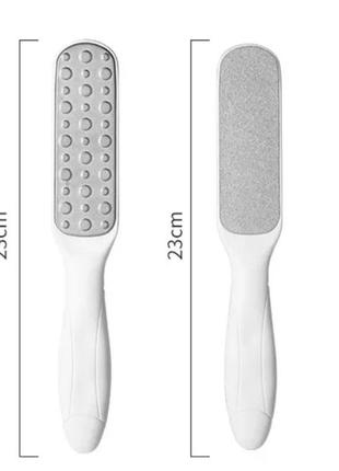 Набор инструментов для педикюра (одна терка лазерная двусторонняя, пемза, станок, скребок, 10 лезвий3 фото