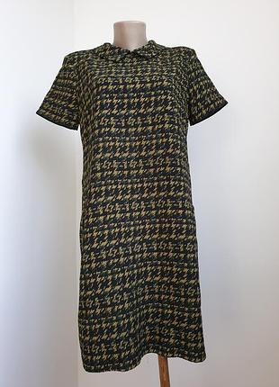 Платье утиная лапка карманы next