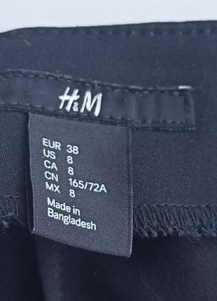 Базовая классическая черная юбка мини h&m р.383 фото