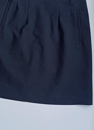 Базовая классическая черная юбка мини h&m р.386 фото