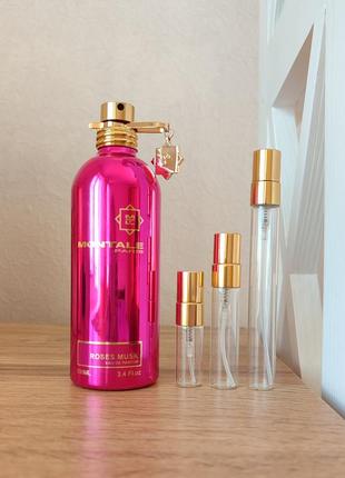 Распыление! оригинал! Montale roses musk intense 100 ml eau de parfum