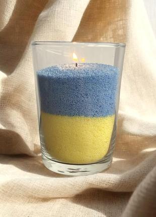 Насыпная свеча (пальмовый насыпной воск) 400 грамм "украина" + 40 см. фитиля