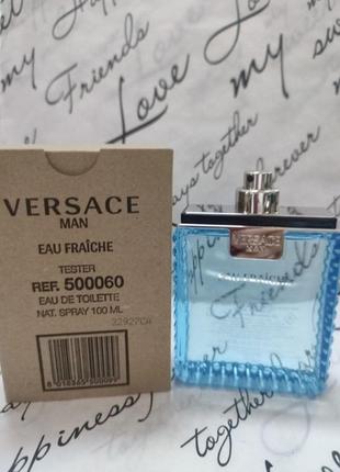 Tester парфюмерии versace man eau fraiche 100 ml1 фото