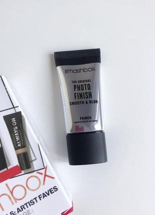 Основа под макияж smashbox photo finish smooth &amp; blur primer.10 мл. новая. оригинал📦является отправка новой почтой