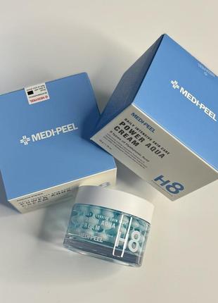 Крем для обличчя капсульний зволожуючий medi-peel power aqua cream, 50 мл