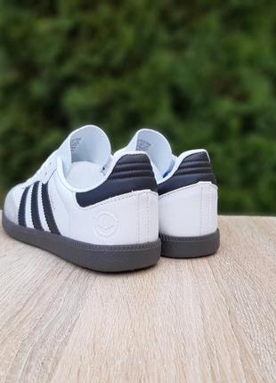 Женские кроссовки adidas samba white7 фото