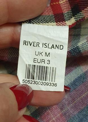 Продается нереально крутая мужская фланелевая рубашка (перевертыш) от river island6 фото