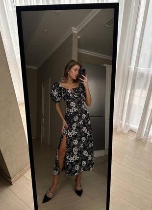 Платье в цветок