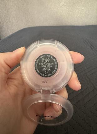 Mac blush please m.ac. румʼяна3 фото