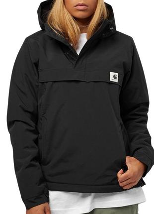 Оригінальна куртка carhartt wip nimbus pullover i015002 black