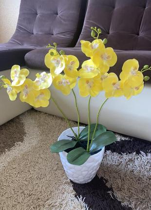 Орхидея декор латексная