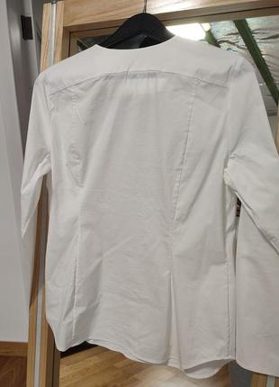 Базовая белая рубашка на замке cos3 фото