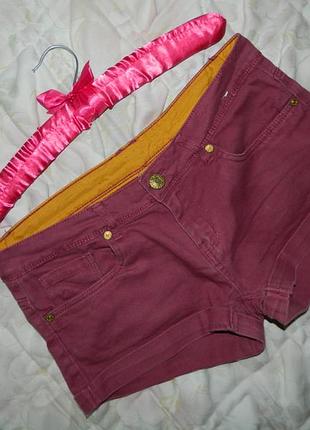 Шорти жіночі джинсові бордові р. 44-46 denim