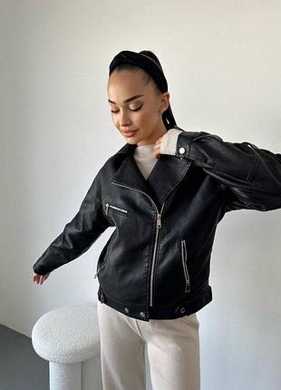 Куртка з еко-шкіри