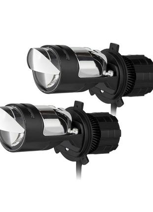 Комплект світлодіодних лінз headlight a80 h4 bi-led 12-24v