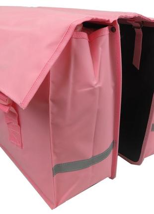 Жіноча велосипедна сумка 39х35х16 см crivit sports рожевий (2000001623602)