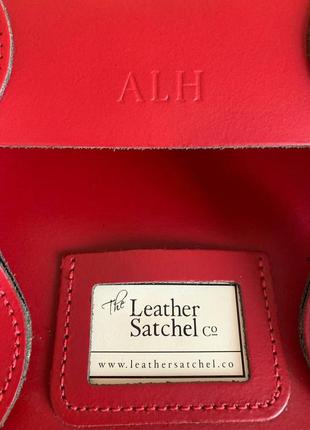 Оригинальная кожаная сумка the leather satchel1 фото