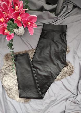 Кожаные лосины женские с/м