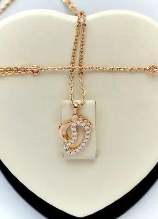 Ланцюжок з кулоном  xuping m&l (медичне золото)