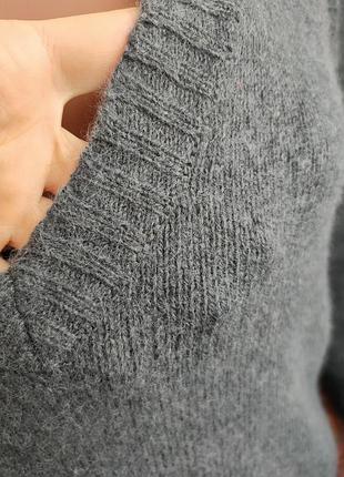 Полушерстяной джемпер свитер ангора vintage superdry premium black label 2