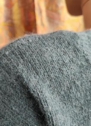 Полушерстяной джемпер свитер ангора vintage superdry premium black label 6