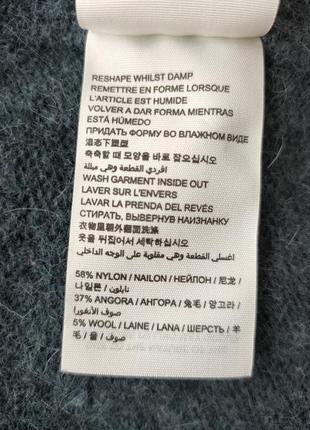 Полушерстяной джемпер свитер ангора vintage superdry premium black label 9