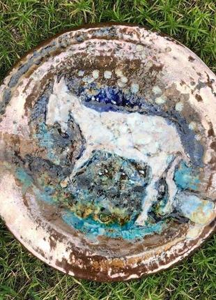 Тарілка декоративна велика