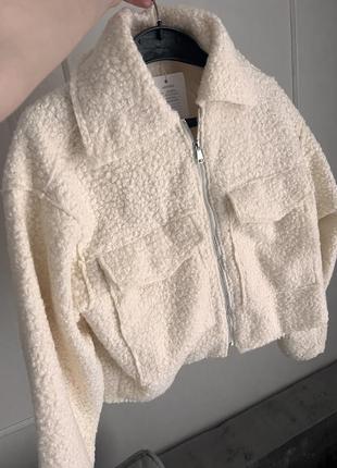 Теплый пиджак в стиле zara