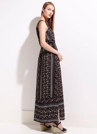 Сукня сарафан максі з розрізами oysho3 фото