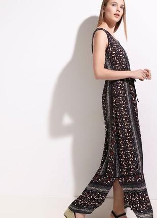 Платье сарафан макси с разрезами oysho