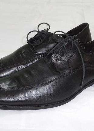 Туфли мужские кожаные черные 45 р.