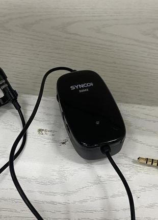 Б/у микрофон петличный с регулировкой уровня synco lav-s6m2