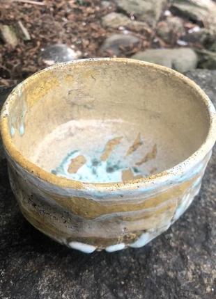 Чаван (тяван) - чаша для японської чайної церемонії, дровяний випал, раку6 фото