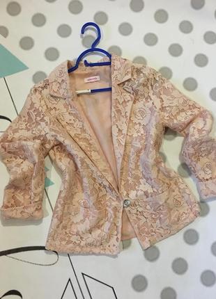Пиджак кружево