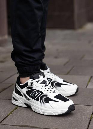 New balance 530 black white