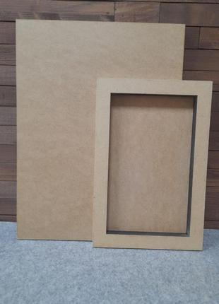 45*55 см артборди прямокутні дерев'яні, з рамкою-бортиком9 фото